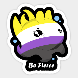 Nonbinary Flapjack Octopus Sticker